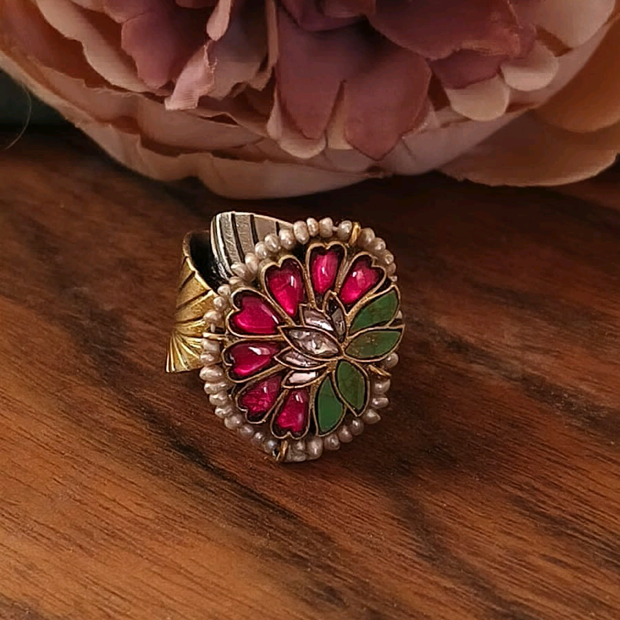 Gharana Lotus Ring